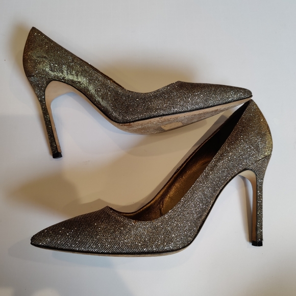 Manolo Blahnik Nattorno mesh Glitter heels - Picture 3 of 11